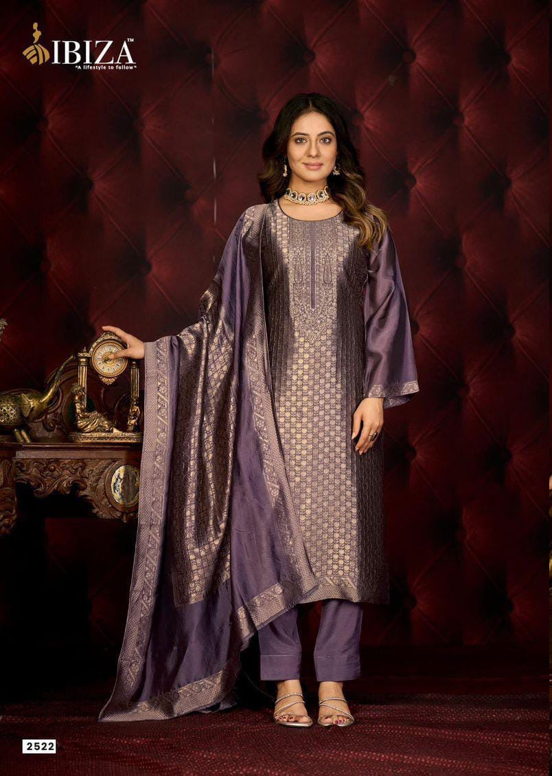 Unstitched silk suits