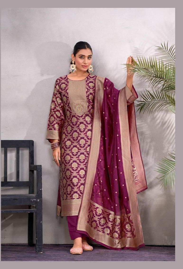 Unstitched Silk suits