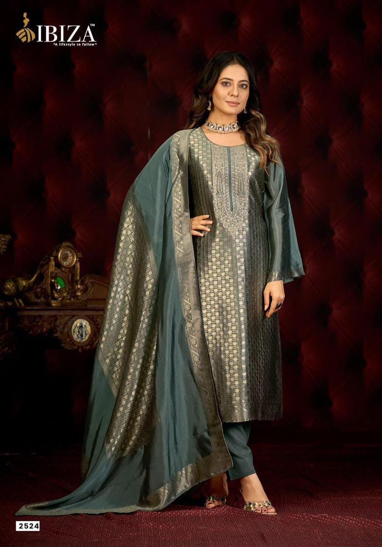 Unstitched silk suits