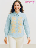 Women’s cotton embroidered shirt