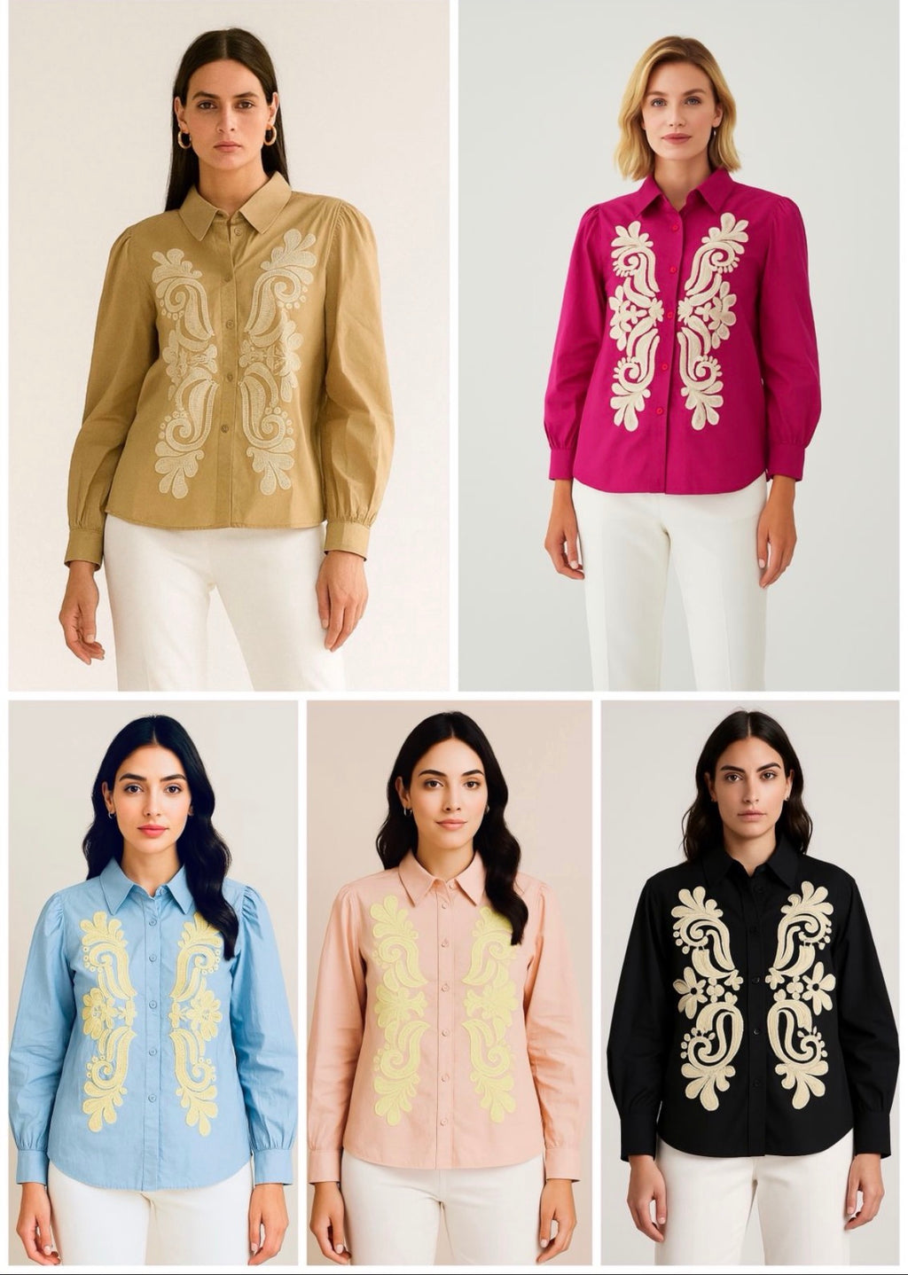 Embroidered Cotton shirts