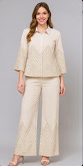 Imported Embroidered CO-ORD SET