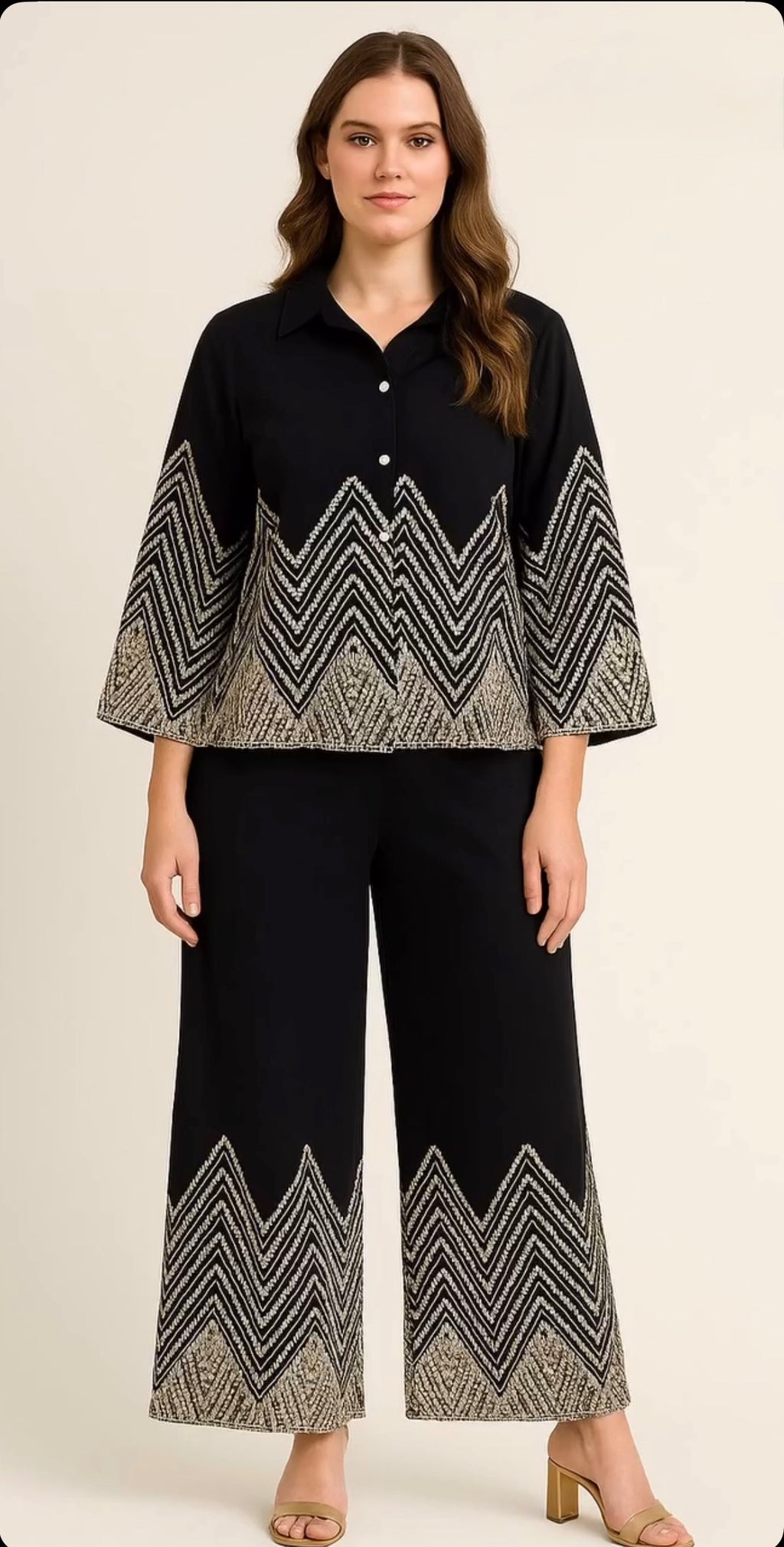Imported Embroidered CO-ORD SET